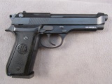 handgun: BERETTA MODEL 92S, 9MM SEMI AUTO PISTOL, S#U24953Z