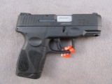 handgun: TAURUS MODEL G2S, 9MM SEMI AUTO PISTOL, S#ABM261567