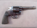 handgun: COLT MODEL NEW SERVICE, 44/40CAL DOUBLE ACTION REVOLVER, S#707512