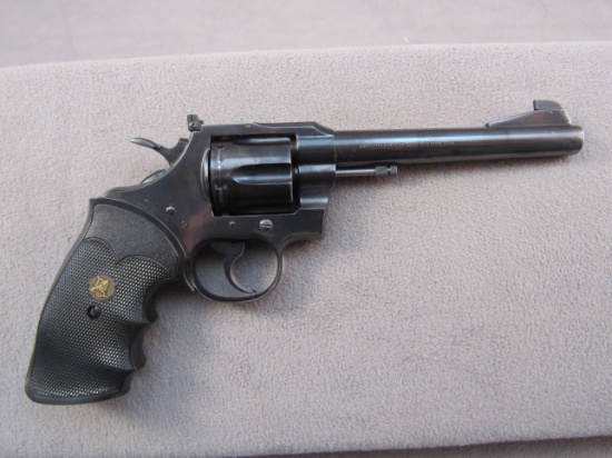 handgun: COLT OFFICERS MODEL MATCH, 38CAL DOUBLE ACTION REVOLVER, S#916235