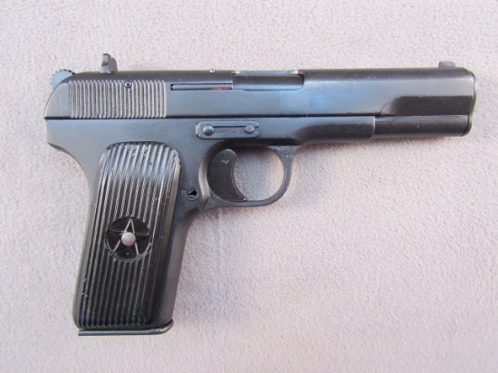 handgun: CHINESE MODEL T33, 7.62X25 SEMI AUTO PISTOL, S#2044087