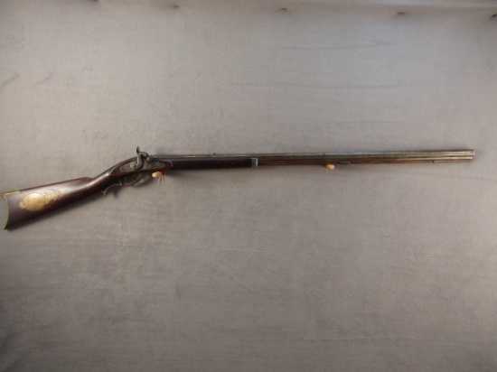 black powder: HALF STOCK PENNSYLVANIA RIFLE, 40CAL MUZZLE LOADING PERCUSSION RIFLE, S#JUM