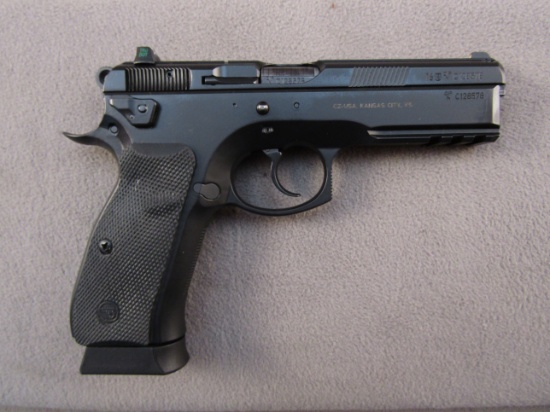 handgun: CZ Model 75 SP-01 Tactical, Semi-Auto, 9x19 cal, S#C128578