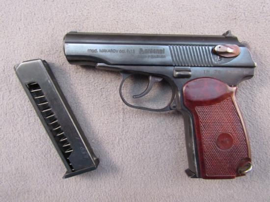 handgun: BULGARIAN ARSENAL MAKAROV, 9x18cal , Semi-Auto Pistol, S#IM350353