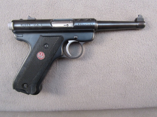 handgun: RUGER Mark II, Semi-Auto Pistol, .22LR, S#223-40457