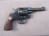 handgun: COLT Official Police Revolver, .38sp, S#868705