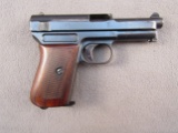 handgun: MAUSER WAFFENFABRIK Model 1914/34, Semi-Auto, 7.65cal, S#131833