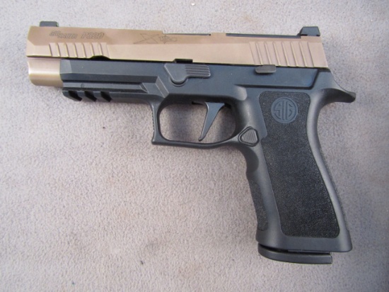 handgun: SIG SAUER Model P320, Semi-Auto Pistol, 9mmx19, 17 shot, 4.5" barrel, S#58J060517