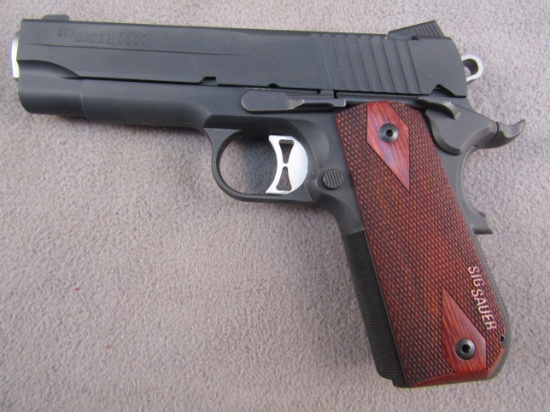 handgun: SIG SAUER Model 1911, Semi-Auto Pistol, 45 cal, 8 shot, 4" barrel, S#54A051152