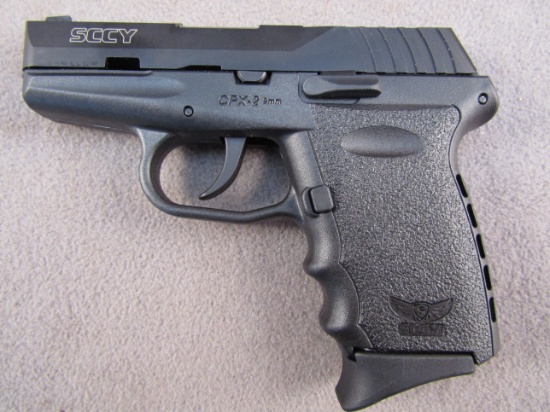 handgun: SCCY CPX-2, Semi-Auto Pistol, 9mm, 10 shot, 3" barrel, S#C171740