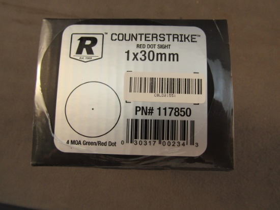 scope: REDFIELD Counterstrike Tactical Riflescope, 1x30, red dot