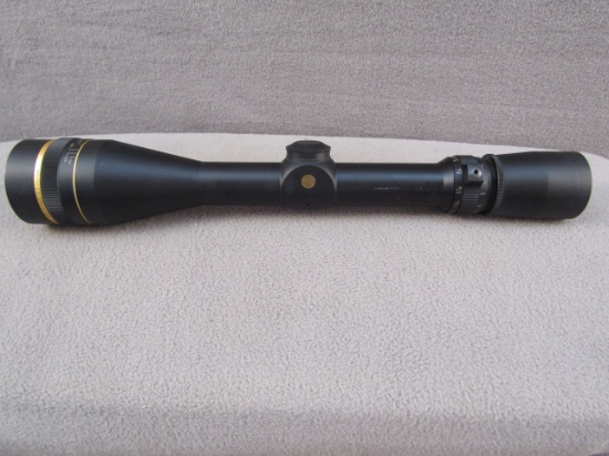 scope: LEUPOLD VXIII, 4.5x14x40, adjustable objection, fine crosshair
