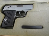 handgun: DETONICS Model Pocket, Semi-Auto Pistol, 9mm, 7 shot, 3.5