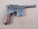 handgun: MAUSER C-96, Semi-Auto Pistol, 7.62x25, 8 shot, 4