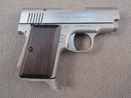 handgun: OMC Back Up, Semi-Auto Pistol, .380, 5 shot, 2.5" barrel, S#A09277