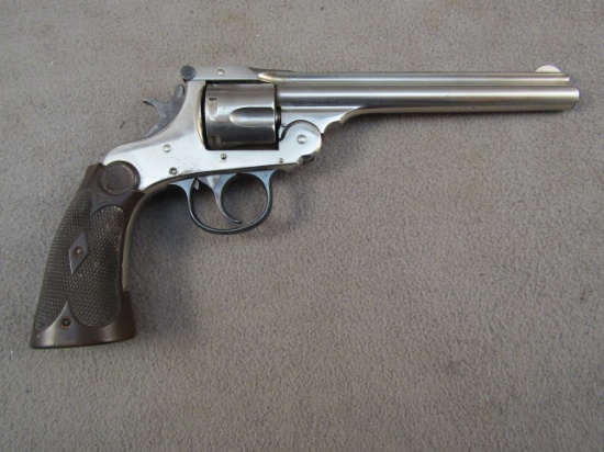 handgun: H&R Top Break, Revolver, .32 S&W, 6 shot, 6" barrel, S#447558