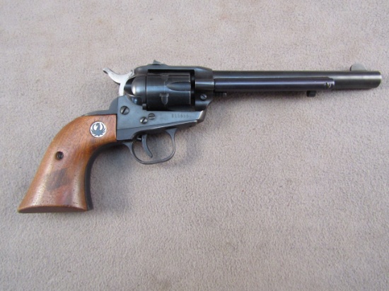 handgun: RUGER Single-Six, Revolver, .22 cal, 6 shot, 6.5" barrel, S#815655