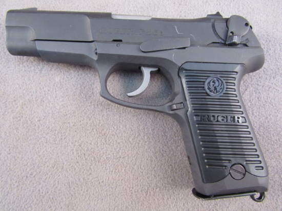 handgun: RUGER Model P85, Semi-Auto Pistol, 9mm, 15 shot, 4.5" barrel, S#301-01485
