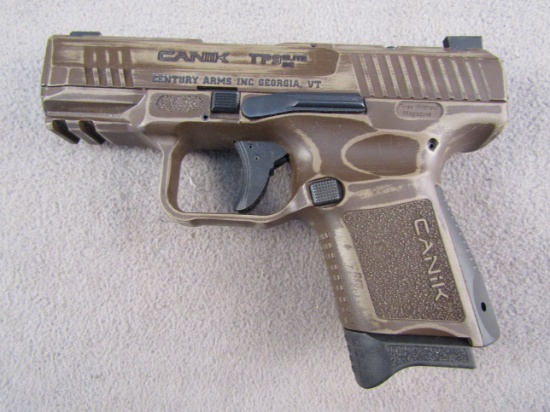 handgun: CANIK Model TP9, Semi-Auto Pistol, 9mm, 12 shot, 3.5" barrel, S#T6472-20CB39226