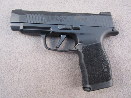 handgun: SIG SAUER Model P365XL, Semi-Auto Pistol, 9mm, 6 shot, 3.5" barrel, S#66B457600