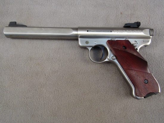handgun: RUGER Model Mark III, Semi-Auto Pistol, .22LR, 10 shot, 6.75" barrel, S#270-72126