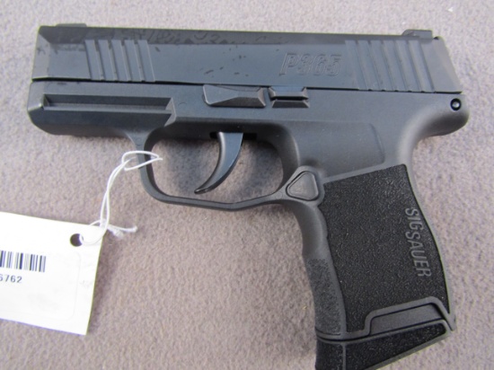 handgun: SIG SAUER Model P365, Semi-Auto Pistol, 9mmx19, 10 shot, 2.5" barrel, S#66B326762