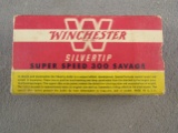 ammo: WINCHESTER Silvertip Superspeed 300 Savage Vintage Ammo