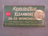 ammo: REMINGTON Kleanbore 38-55 Winchester Vintage Ammo