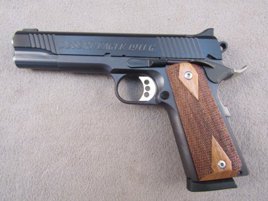 handgun: MAGNUM RESEARCH Desert Eagle 1911G, Semi-Auto Pistol, .45acp, 8 shot, 5" barrel, S#G009047