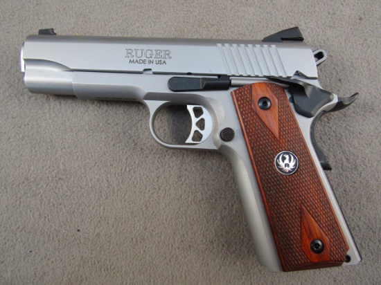 handgun: RUGER Model SR1911, Semi-Auto Pistol, .45 auto, 8 shot, 4.25" barrel, S#67055144