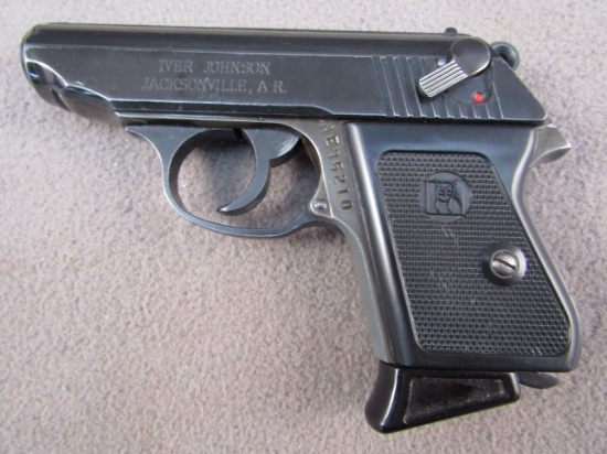 handgun: IVER JOHNSON Model TP 22, Semi-Auto Pistol, .22, 10 shot, 2" barrel, S#AE35210