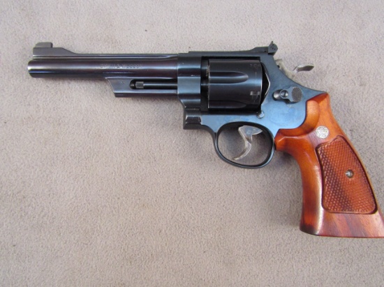 handgun: S&W Model 27-3, Revolver, .357, 6 shot, 6" barrel, S#AVF6815