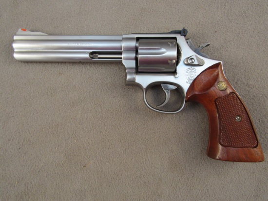 handgun: S&W Model 686-4, Revolver, .357, 6 shot, 6" barrel, S#BRP0469
