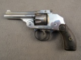 handgun antique: IVER JOHNSON Model Hammerless Topper, Revolver, .32, 5 shot, 3