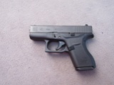 handgun: GLOCK Model 42, Semi-Auto Pistol, .380, 6 shot, 3.25
