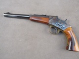 handgun: NAVY ARMS Model Falling Block, Single-Action Pistol, .357mag, 1 shot, 9