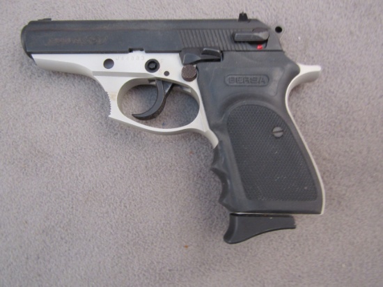 handgun: BERSA Model Thunder 380, Semi-Auto Pistol, .380, 8 shot, 3.5" barrel, S#J44883