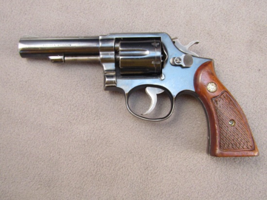 handgun: S&W Model 10-6, Revolver, .38S&W, 6 shot, 4" barrel, S#D608333