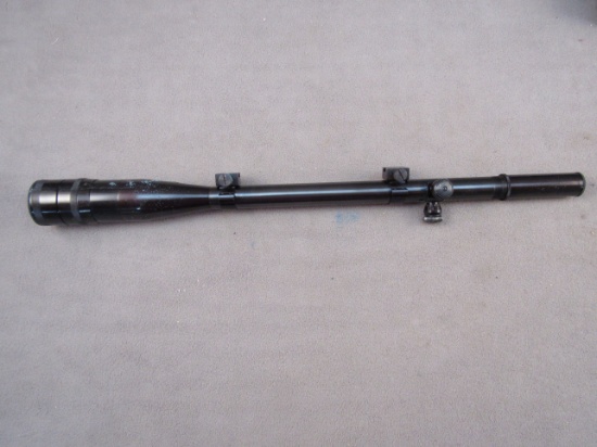scope: REDFIELD "3200" Target scope with ring mount, 12x