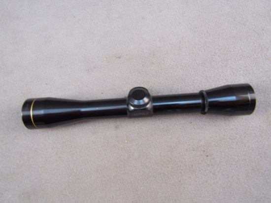 scope: LEUPOLD M8-4x, S#109548E, box does not match scope, box is missing bottom