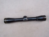 scope: LEUPOLD M8-4x, S#109548E, box does not match scope, box is missing bottom