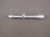 scope: SIMMONS, 22mag Model 1033, 4x32 silver finish with rings