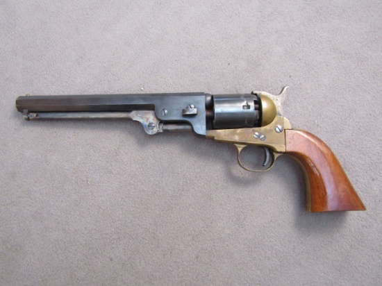 black powder handgun: UBERTI Model 1851, Revolver, .36, 6 shot, 7.5" barrel, S#2575