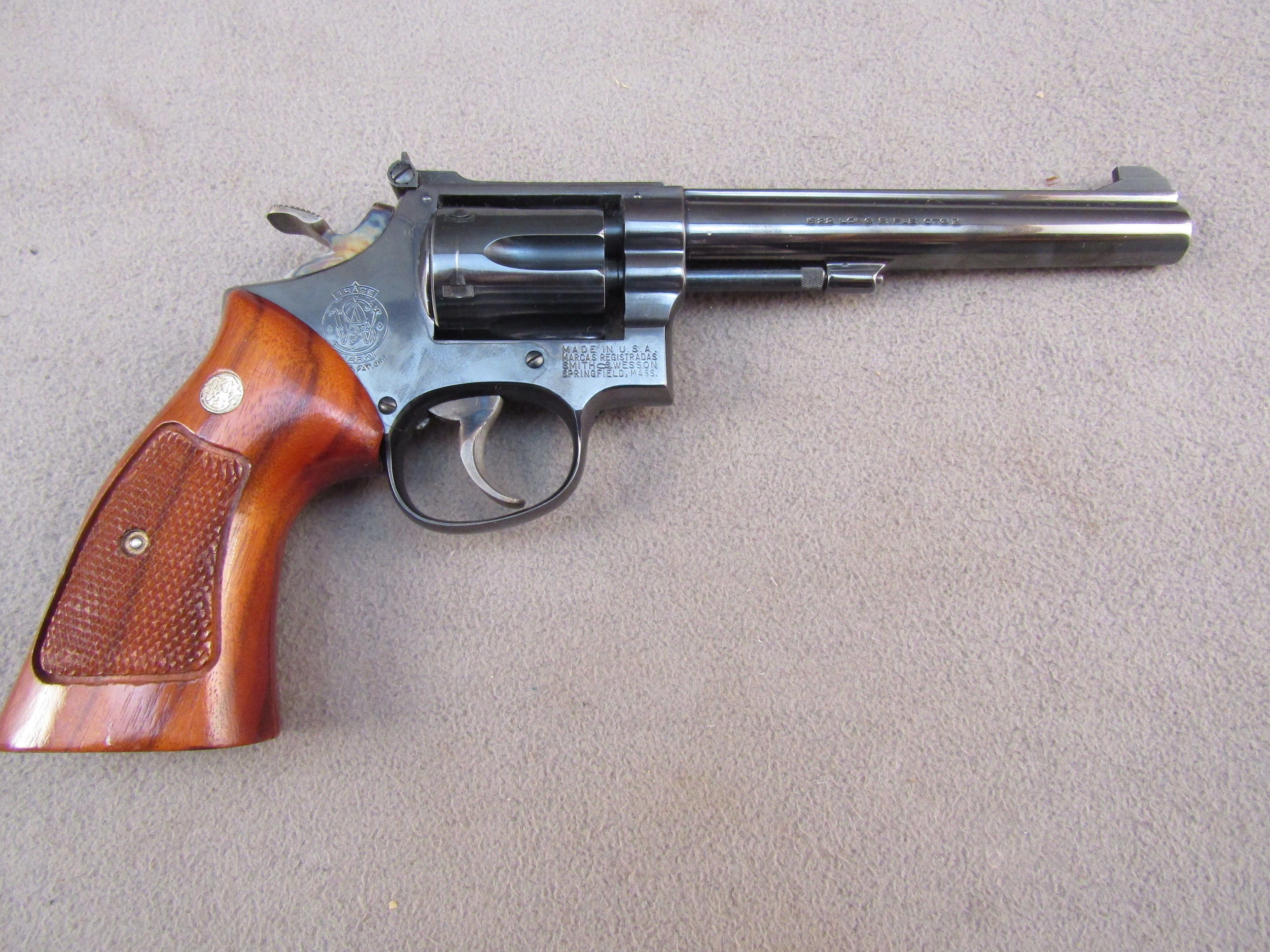 handgun: S&W Model 17, Revolver, .22LR, 6 shot, | Proxibid