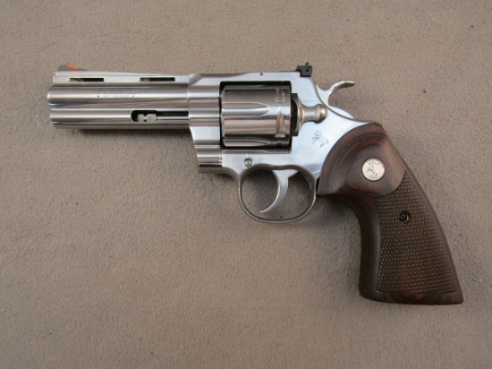 handgun: COLT Model Python, Revolver, .357, 6 shot, 4.25" barrel, S#PY265172
