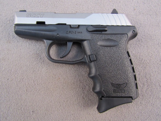 handgun: SCCY Model CPX-2, Semi-Auto Pistol, 9mm, 10 shot, 3" barrel, S#C303087