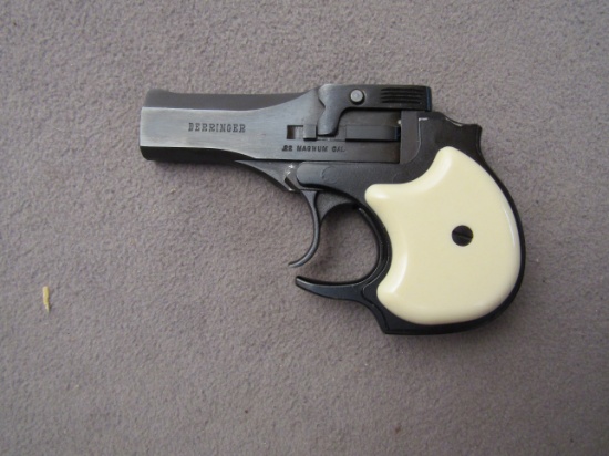 handgun: HIGH STANDARD Model Derringer, .22mag, 2 shot, 3.5" barrel, S#D89673