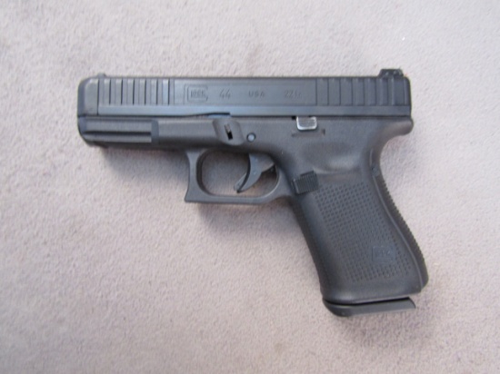 handgun: GLOCK Model 44, Semi-Auto Pistol, .22, 10 shot, 4" barrel, S#AEKK192