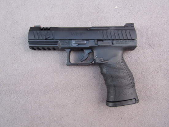 handgun: WALTHER Model WMP, Semi-Auto Pistol, .22WMR, 15 shot, 4.5" barrel, S#WT005256