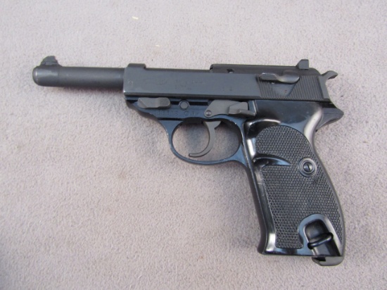 handgun: WALTHER Model P1, Semi-Auto Pistol, 9mm, 10 shot, 5" barrel, S#386612